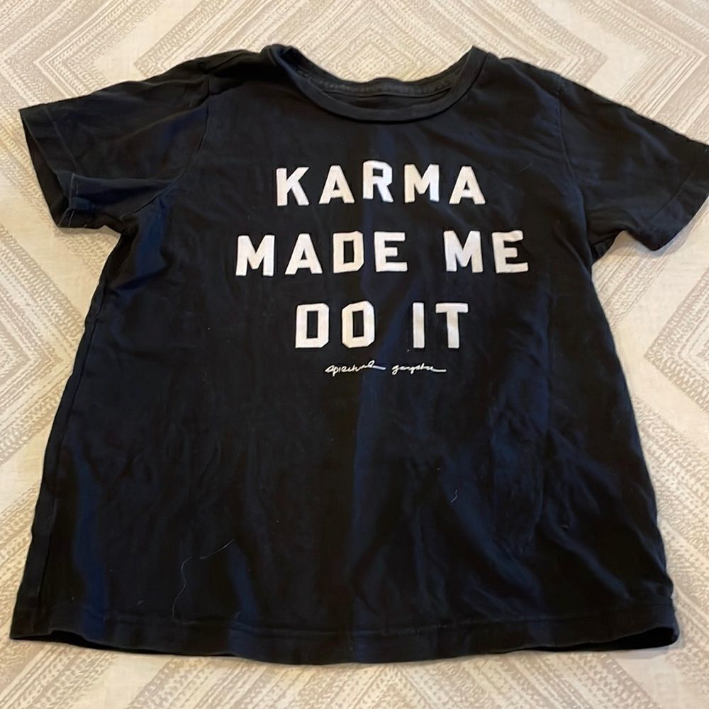 Spiritual Gangster Girls ‘Karma Made Me Do It’ Black T-Shirt